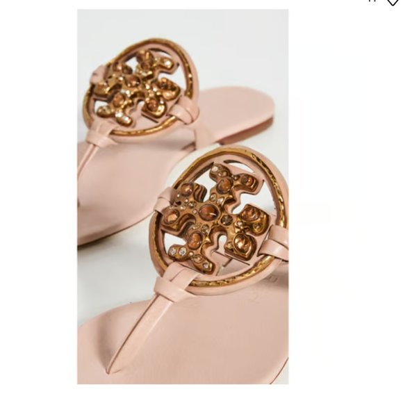 TORY BURCH Jeweled Miller Sandals Meadowsweet Women's (6.5) - Picture 5 of 11